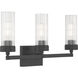 Lida Vanity Light Wall Light in Matte Black