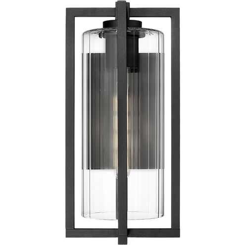 Aura Outdoor Wall Light in Black, G9