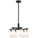 Kristof LED 21.25 inch Black Chandelier Ceiling Light
