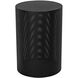 Dixon 26.5 X 18 inch Matte Black Side Table, Large