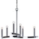 Wyatt 6 Light 27.25 inch Chrome Chandelier Ceiling Light