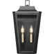 Sumerlin 2 Light 19 inch Powder Coated Black Outdoor Wall Sconce