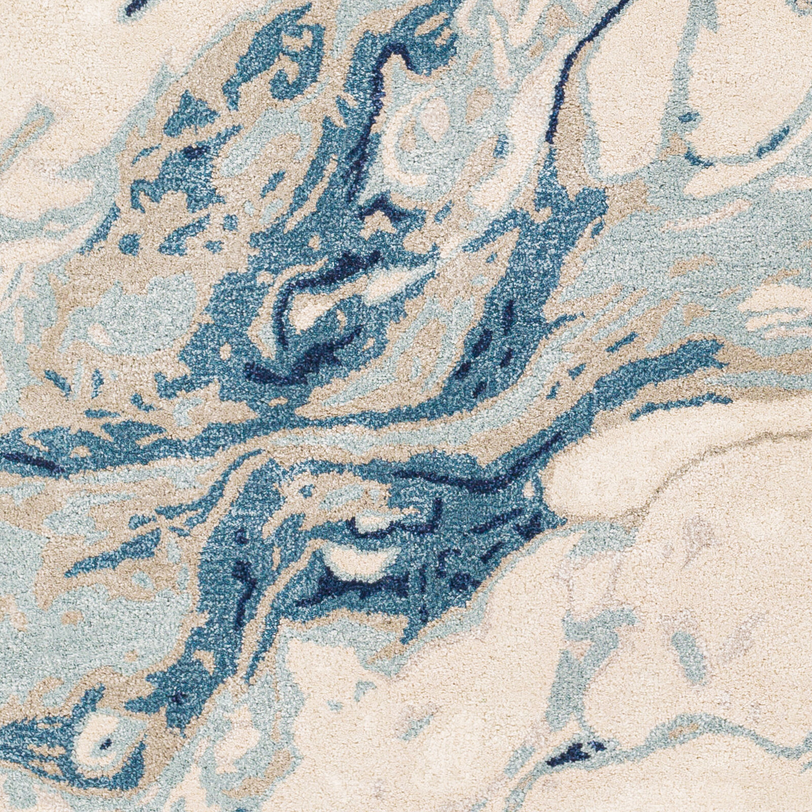 Kavita 180 X 144 inch Navy Rug in 12 x 15, Rectangle