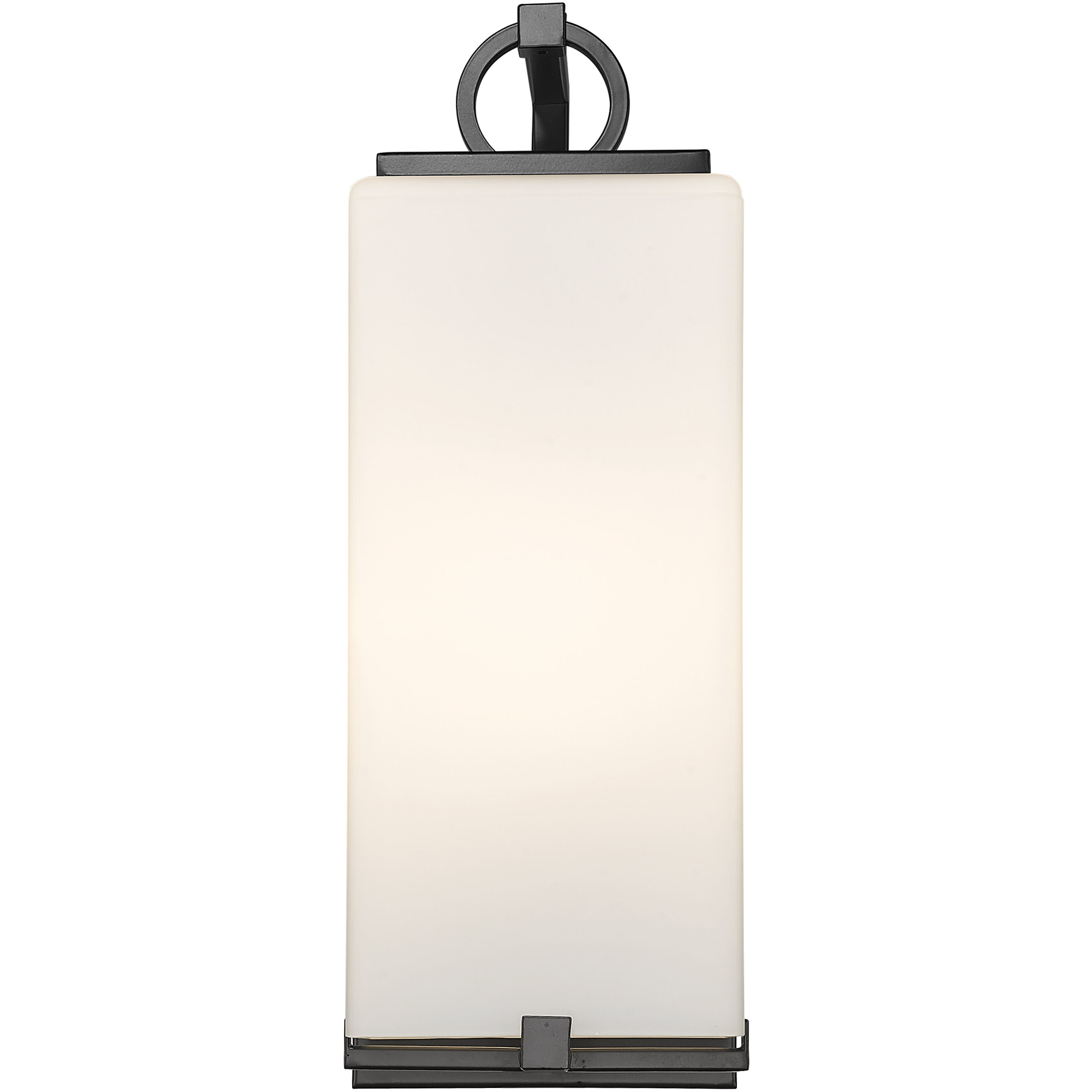 Sana 1 Light 18.5 inch Black Outdoor Wall Light