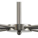 Astoria 9 Light 32 inch Brushed Nickel Chandelier Ceiling Light