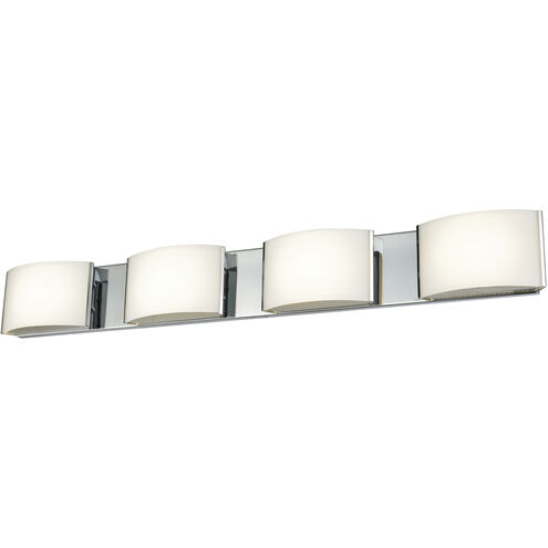 Pandora LED 34.5 inch Chrome Vanity Light Wall Light