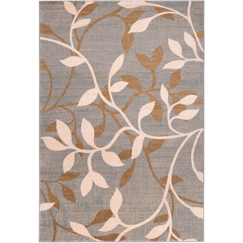 Riley 91 X 63 inch Medium Gray/Dark Brown/Tan/Pear Rugs, Polypropylene