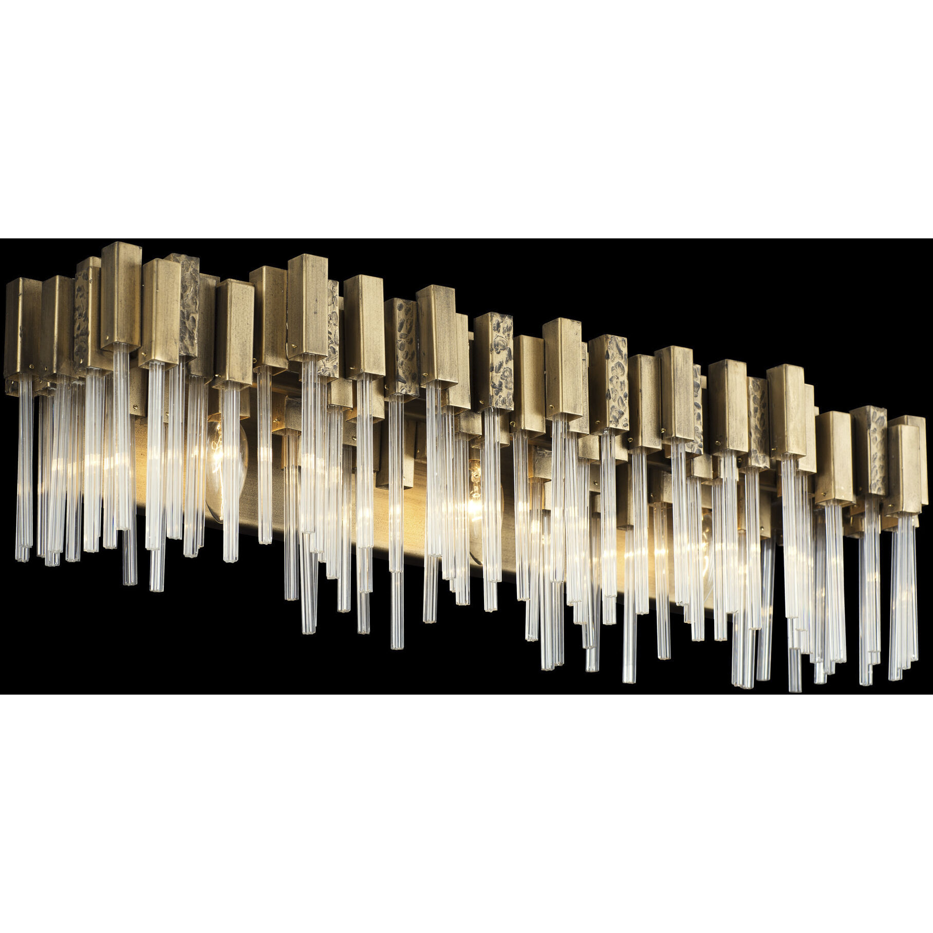 Matrix 3 Light 28 inch Havana Gold Bath Vanity Light Wall Light