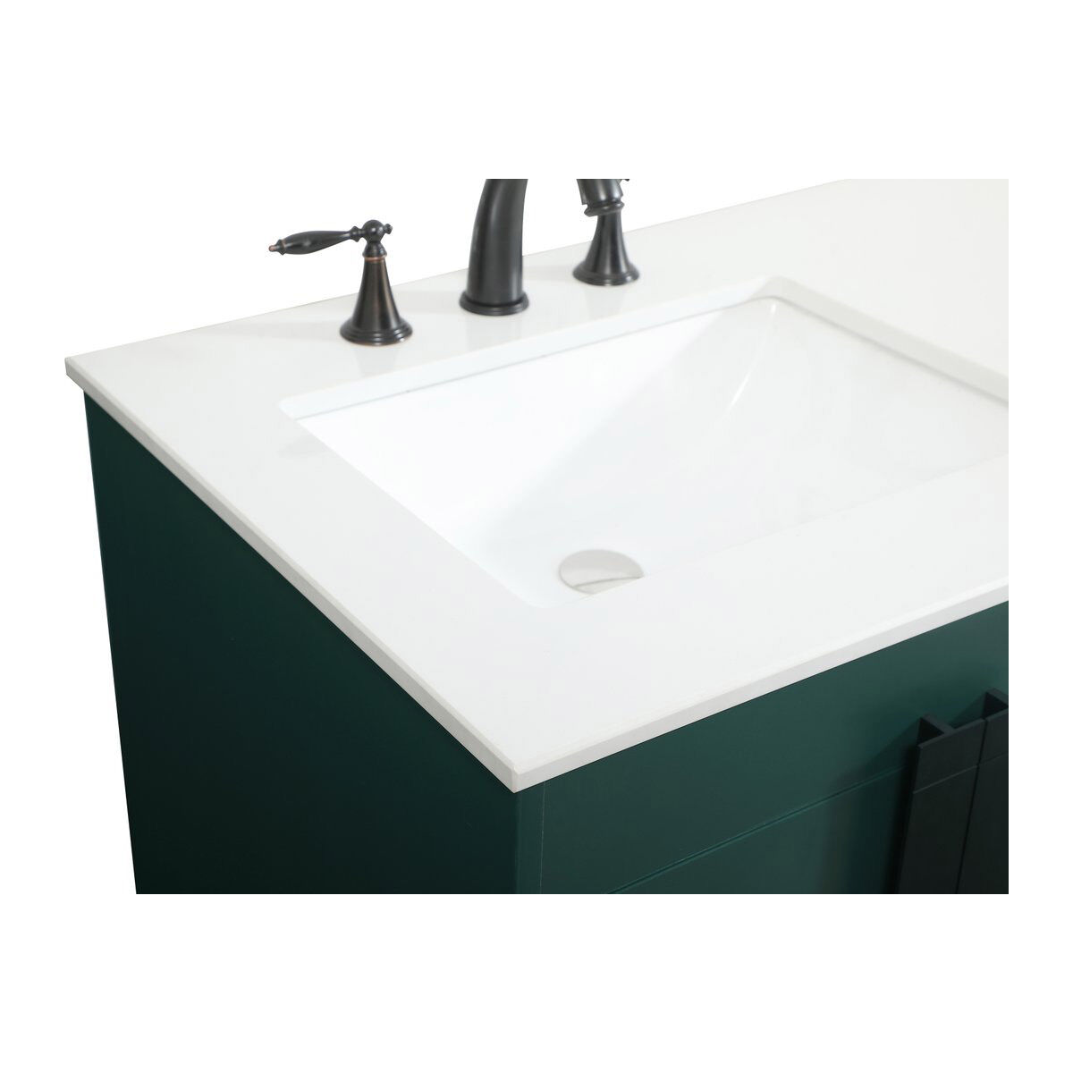 Eugene 60 X 22 X 33.5 inch Green Vanity Sink Set