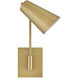 Bray Wall Mount Wall Light in Lacquered Brass