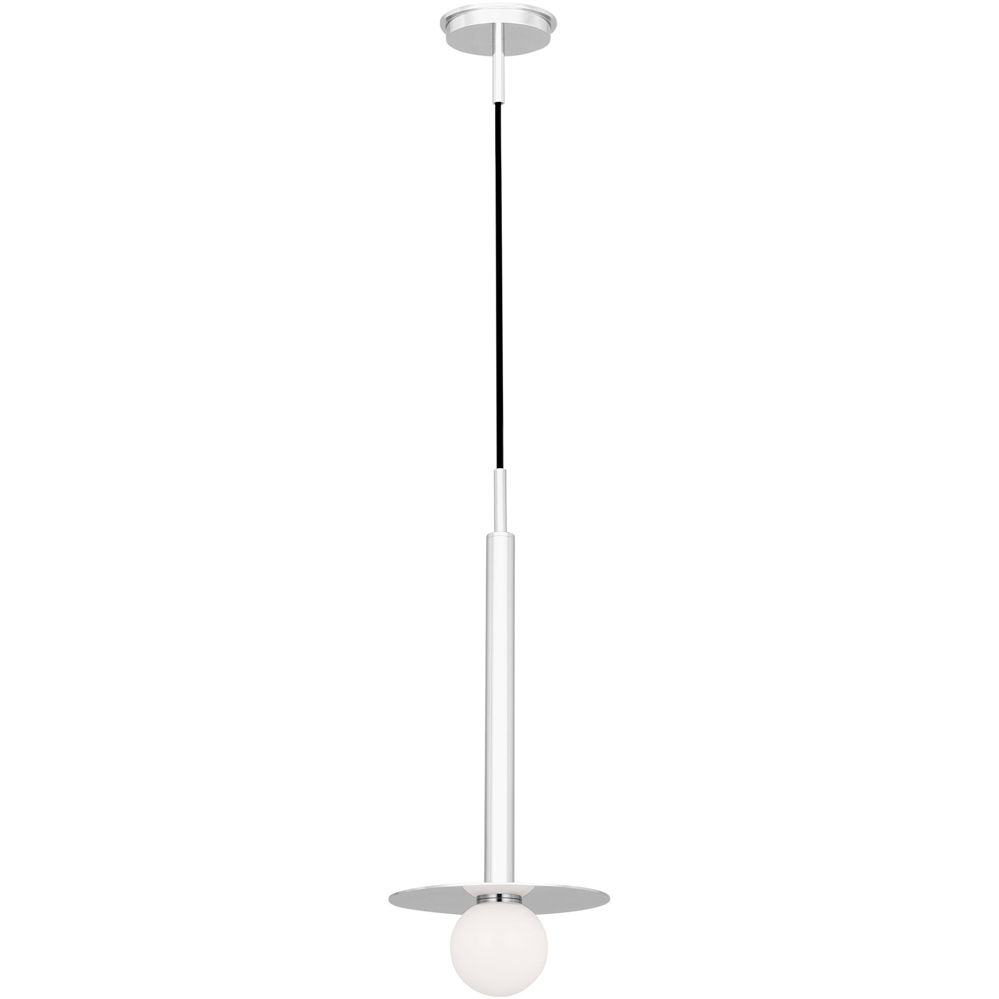 Kelly by Kelly Wearstler Nodes 1 Light 8 inch Polished Nickel Pendant Ceiling Light