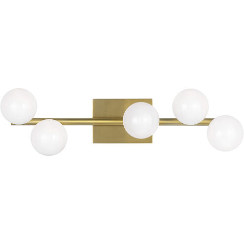 Sean Lavin Altair 5 Light 24 inch Burnished Brass Bath Vanity Wall Light