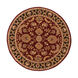 Arlo 72 X 72 inch Dark Brown/Mustard/Black/Clay Rugs, Round