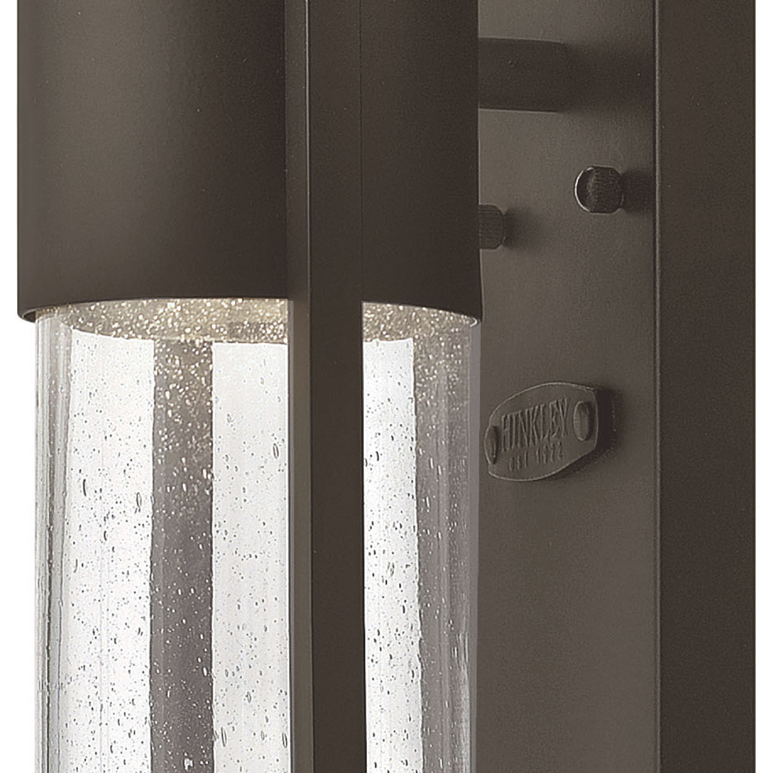 Shelter Outdoor Wall Mount Lantern in Buckeye Bronze, Non-LED