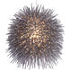 Urchin 1 Light 9 inch Painted Chrome Mini Pendant Ceiling Light