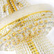 Empire 38 Light 42 inch Gold Down Chandelier Ceiling Light