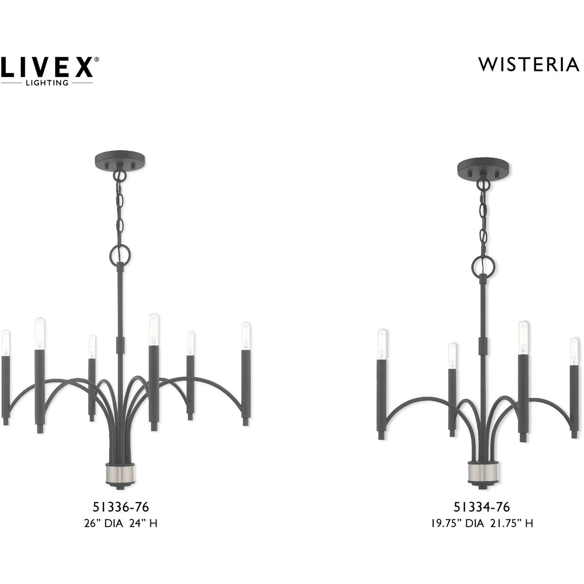 Wisteria 4 Light 20 inch Scandinavian Gray Mini Chandelier Ceiling Light