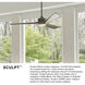 Sculpt 60 inch Matte White Fan