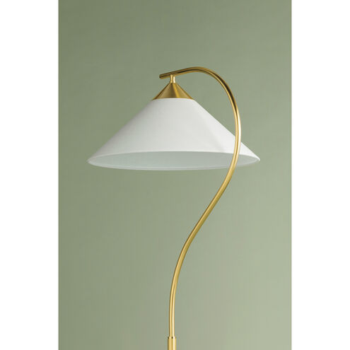 Bianca 63 inch 25.00 watt Aged Brass Floor Lamp Portable Light