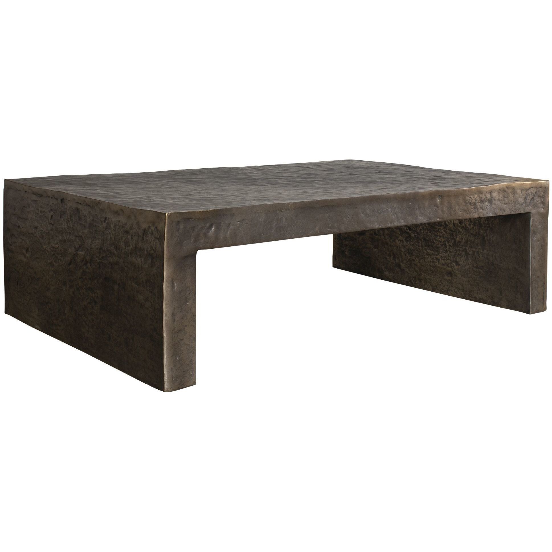Obra 48 X 14 inch Dark Bronze Outdoor Coffee Table