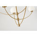 Canada 6 Light 36.75 inch Brass Chandelier Ceiling Light