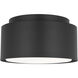 Drew & Jonathan Dartmore 1 Light 10 inch Midnight Black Flush Mount Ceiling Light, Small