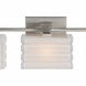 Sardinia 3 Light 21.38 inch Brushed Nickel Bath Vanity Wall Light, Luz Studio