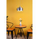 Nora 1 Light 11.5 inch Burnished Nickel Pendant Ceiling Light