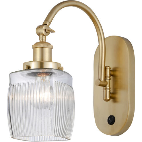 Franklin Restoration Colton 1 Light 6 inch Satin Gold Sconce Wall Light