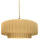 Radiance LED 14.5 inch Muted Yellow and Brushed Brass Pendant Ceiling Light