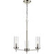 Sean Lavin Zire 3 Light 18 inch Brushed Nickel Chandelier Ceiling Light