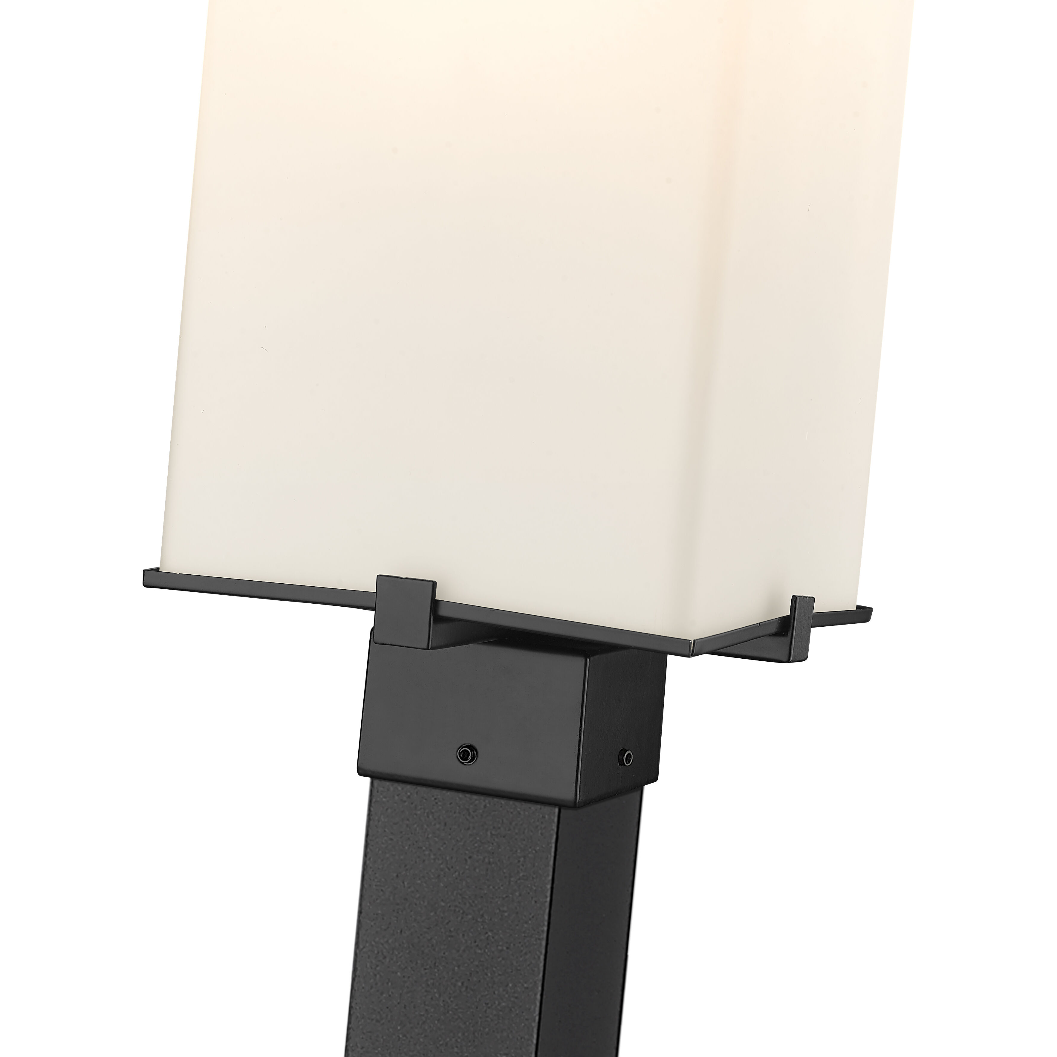 Sana 3 Light 120.25 inch Black Outdoor Post Mounted Fixture