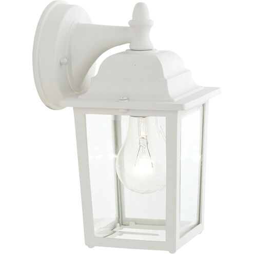 Hawthorne 1 Light 10 inch Matte White with White Outdoor Sconce