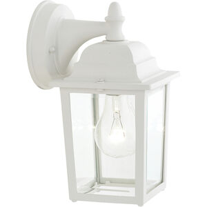 Hawthorne 1 Light 10 inch Matte White with White Outdoor Sconce
