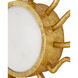 Tona LED 17 inch Gold Leaf ADA Wall Sconce Wall Light, Marjorie Skouras Collection