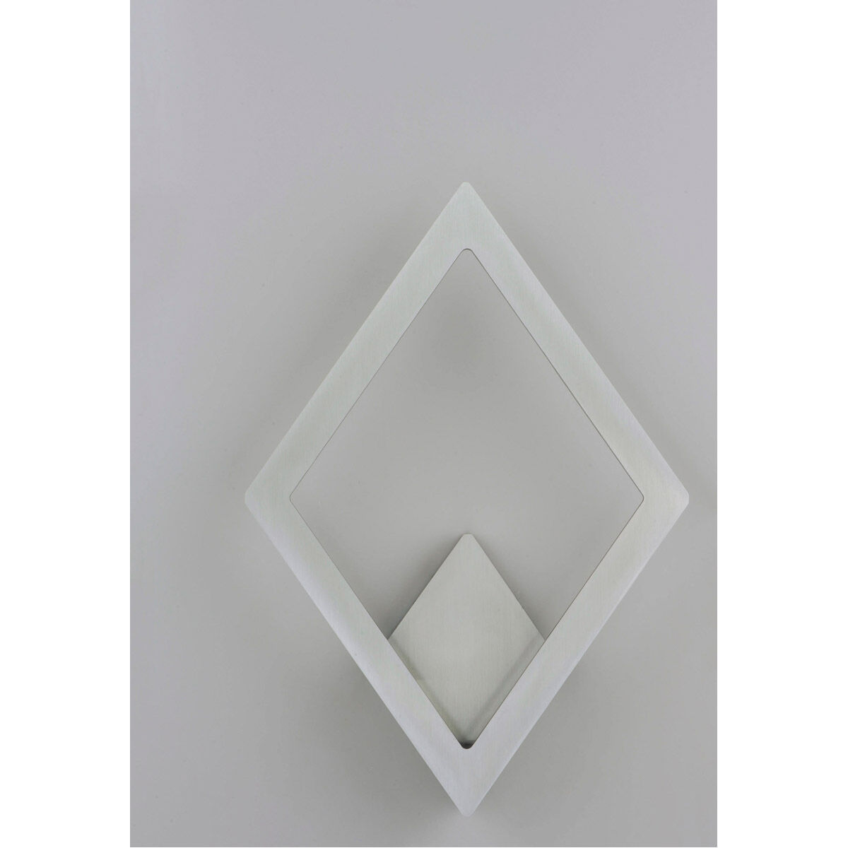 Alumilux Rhombus LED 19.25 inch Satin Aluminum Outdoor Wall Sconce