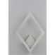 Alumilux Rhombus LED 19.25 inch Satin Aluminum Outdoor Wall Sconce
