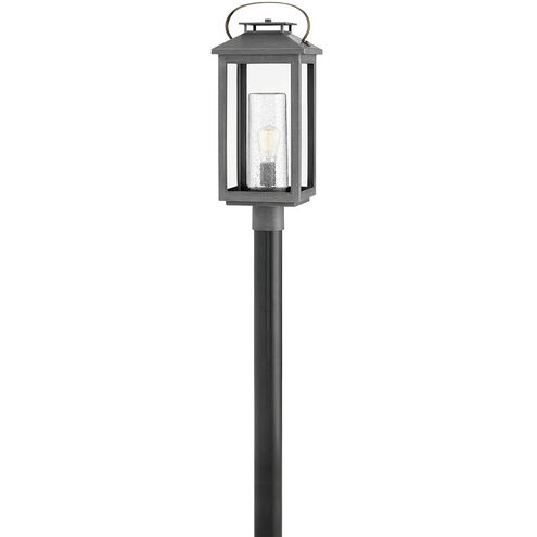 Coastal Elements Atwater 1 Light 23 inch Ash Bronze Outdoor Post Mount Lantern in Non-LED