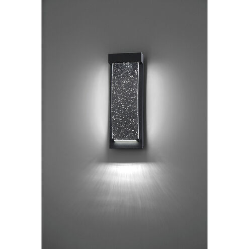 Ontario LED 14 inch Black Outdoor Wall Mount, Small