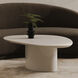 Eden 46 X 31.5 inch White Coffee Table