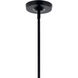Livadia 6 Light Black Chandelier Ceiling Light, 1 Tier Medium
