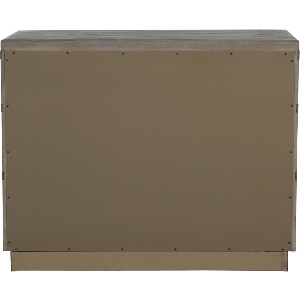 Gillespie Brushed Grey / Stained Brass Chest