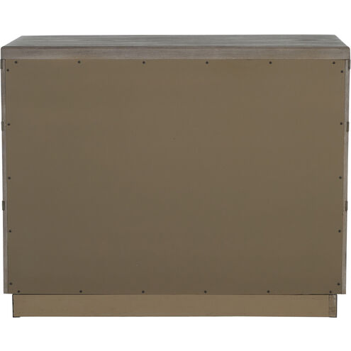 Gillespie Brushed Grey / Stained Brass Chest