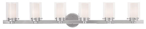 Manhattan 6 Light 47.50 inch Bathroom Vanity Light