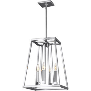 Sean Lavin Conant 4 Light 13 inch Chrome Indoor Pendant Lantern Ceiling Light