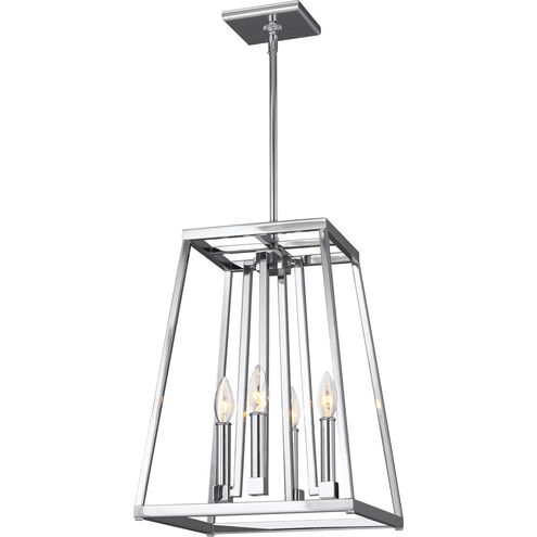 Sean Lavin Conant 4 Light 13 inch Chrome Indoor Pendant Lantern Ceiling Light