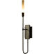 Lisse 1 Light 4.8 inch Dark Smoke ADA Sconce Wall Light