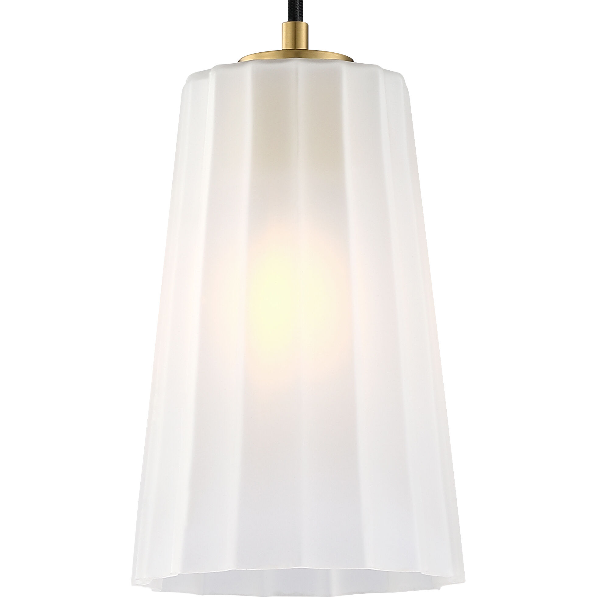Liana 1 Light 6 inch Brushed Gold Pendant Ceiling Light