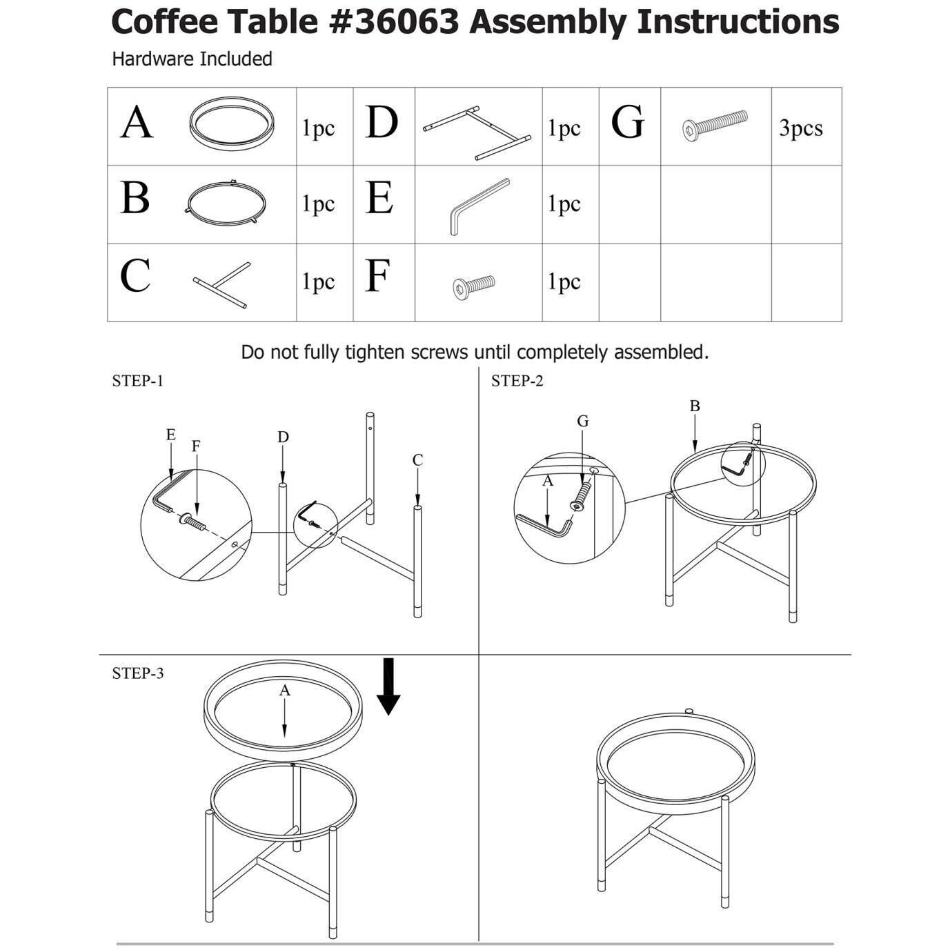 Soho 28 X 18 inch Dark Ash/Brass Coffee Table