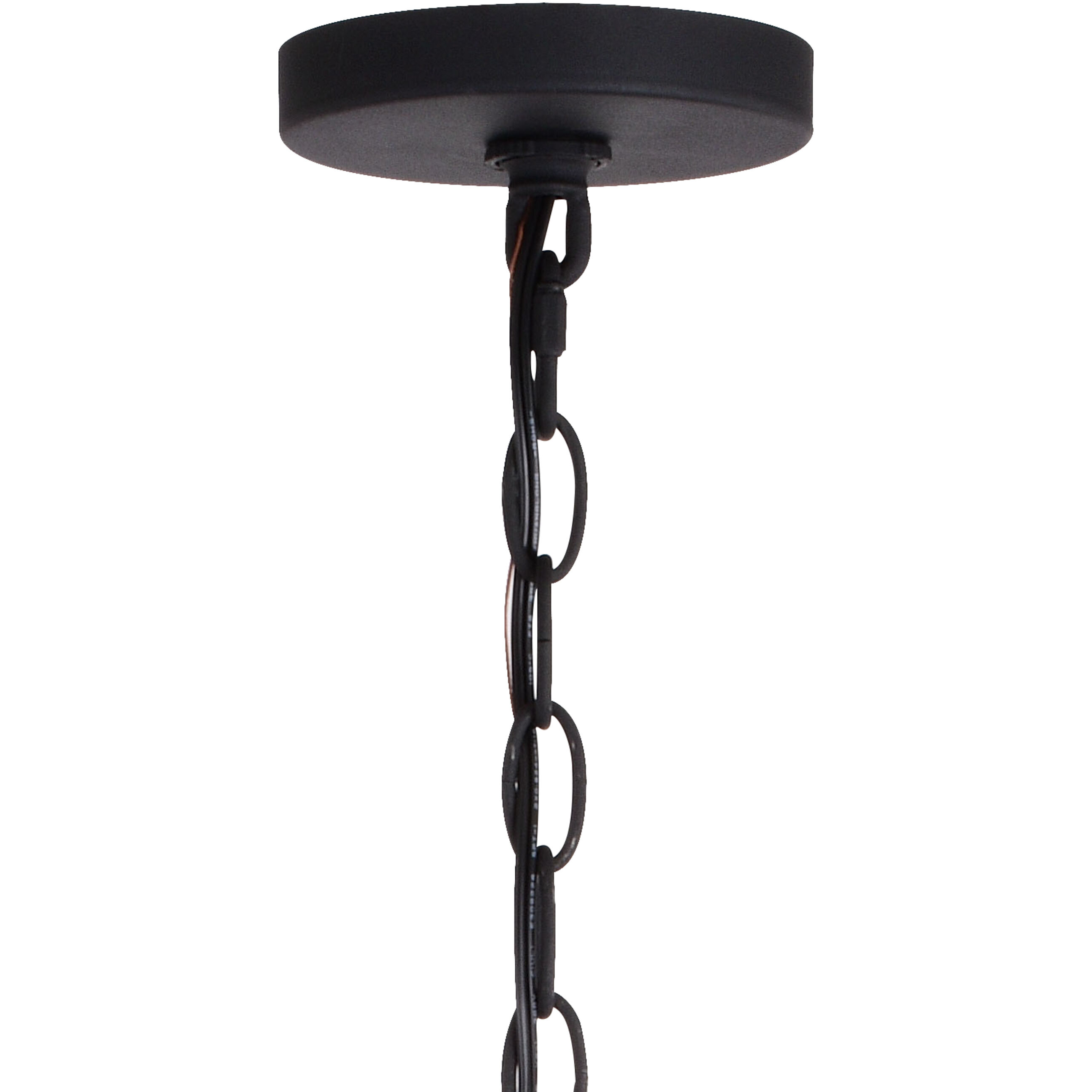 Montclare LED 21.25 inch Textured Black and White Ash Pendant Ceiling Light